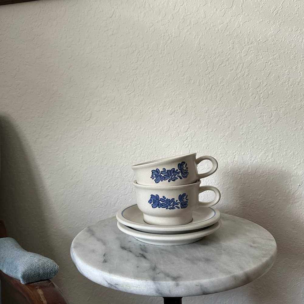 Pfaltzgraff Stoneware Teacup Set of 2